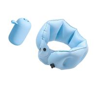 AMISENK Cuscino gonfiabile portatile a forma di U per il campeggio di viaggio con le pompe rapide disegni e la borsa di stoccaggio pieghevole a forma di U poggia collo