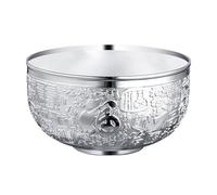 AMISENK Decorativo Metallo Abbondanze Bowl Prosperità Nave Fengshui Home Office Desktop Decors Per Fortuna E Carriera Successo Da Collezione Fengshui Ciotola di Metallo