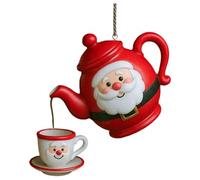 AMISENK Decorazione per albero di Natale, leggera e infrangibile, in acrilico, ornamento da appendere per albero di vacanza, finestre, caminetti, espositore, ornamento a forma di cuore di Natale