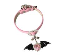 AMISENK Diavolo Bowknot Strass Elegante catena da polso gioielli scintillanti per le donne Party Night Out Daily Wear Elegante catena gotica mano, Misura unica, come descritto