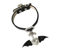 AMISENK Diavolo Bowknot Strass Elegante catena da polso gioielli scintillanti per le donne Party Night Out Daily Wear Elegante catena gotica mano, Misura unica, come descritto