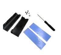 AMISENK Dissipatore di calore in alluminio per 2280 dispositivi di memorizzazione La tecnologia di trasferimento di calore rapida migliora la capacità di raffreddamento Dissipatore di calore in