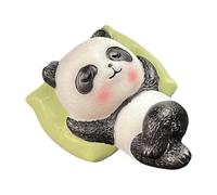 AMISENK Divertente statuetta a forma di animale del fumetto panda cane maialino conigli, ornamento in miniatura per casa, ufficio, scrivania o decorazione auto per amanti degli animali