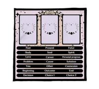 AMISENK Divinazioni Carte Tovaglia Arazzo Carta di Lettura Tarocchi Tovaglia Altari Facile Da Usare Tarocchi