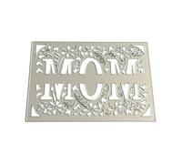 AMISENK Fustelle in acciaio al carbonio fustellate a forma di fiore di mamma per foto diario scrapbooking decorazioni per biglietti stencil goffratura stencil in acciaio al carbonio matrici da taglio
