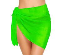 AMISENK Gonna corta da spiaggia da donna, leggera, regolabile, copricostume, scialle, sciarpa, gonna avvolgente