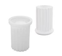 AMISENK Il supporto del barattolo delle resine modella il coperchio a strisce delle resine di Tealight per la temperatura della cassa dei gioielli del candeliere resistente