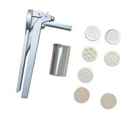 AMISENK Macchina manuale semplice da usare per pasta per vari tipi di tagliatelle come spaghetti e fettuccine in acciaio inossidabile