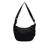 AMISENK Mezzaluna Borsa Piccola Imbracature Crossbody Con Mezza Luna Forma Multi Pocket Moon Borse Slouchy Dumpling Multi-tasca Crossbody Per Le Donne Slouchy Dumpling, Nero , One Size