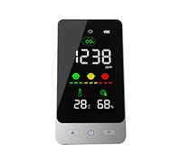 AMISENK Misuratore di CO2 Monitor dell'aria Rilevatore di temperatura di anidride carbonica Rilevatore interno Sensore di canale NDIR Monitor di anidride carbonica Portatile Car Handheld Grow Room