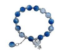 AMISENK Multipurpose Jades Crystals Bracelet Jewelry Accessory for Women Daily Use Gifting to Mothers Wives and Grandparents Natural Theme Jewelry, Taglia unica, come descritto