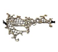 AMISENK Occhio di pizzo Halloween Donne Bomboniera Festa in maschera Mezza Viso Morte Dress Up Accessori Halloween Per Le Donne