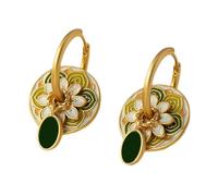 AMISENK Orecchino a clip multiuso a forma di goccia per orecchie alla moda per donne distintive nuove fibbie per orecchie in stile cinese ornamenti per feste