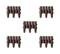 AMISENK Pannelli di recinzione da giardino riutilizzabili leggeri con paletti Design portatile resistente alle intemperie per divisorio esterno temporaneo recinzione divisoria per ufficio