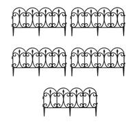 AMISENK Pannelli di recinzione da giardino riutilizzabili leggeri con paletti Design portatile resistente alle intemperie per divisorio esterno temporaneo recinzione divisoria per ufficio