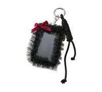 AMISENK Portachiavi gotico con ciondoli in resina staccabili e accento in pizzo per accessori alla moda scura personalizzabili portachiavi fatto a mano con perline, C, Taglia unica