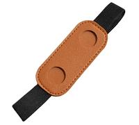 AMISENK Portapenne Portapenne Custodia per portapenne con fascia elastica Porta matite in pelle PU per raccoglitori Notebook Journal Fascia elastica Custodia in pelle PU per raccoglitori
