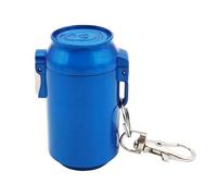 AMISENK Posacenere portatile creativo con coperchio resistente al vento e chiusura a C per gli appassionati di attività all'aperto, posacenere da viaggio, per campeggio, escursionismo, cenere