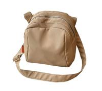 AMISENK Pratica borsa a tracolla Oxfords con ampie tasche interne tracolla ergonomica regolabile resistente all'usura borsa a tracolla leggera per donne uomini, cachi, One Size