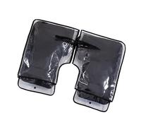 AMISENK Protezioni per manubrio moto resistenti alle intemperie foderate termicamente protettive per condizioni invernali rigide, facili da installare, 2 pezzi, parapioggia per moto, antivento e