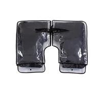 AMISENK Protezioni per manubrio moto resistenti alle intemperie foderate termicamente protettive per condizioni invernali rigide, facili da installare, 2 pezzi, parapioggia per moto, antivento e