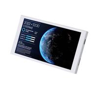 AMISENK Schermo in alluminio PC Case Strumento di visualizzazione trasparente con temi personalizzabili Facile installazione Non necessarioSoftware CPU GPU Temperatura Monitor