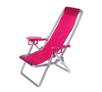 AMISENK Sedia pieghevole per bambola spiaggia sdraio mobili carino miniatura simulati muore per la creazione di biglietti porta d'ingresso