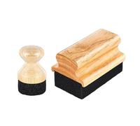 AMISENK Set di 2 taglieri da restauro con manico antiscivolo, nutre profondamente le superfici in legno per migliorare la durata del tagliere in legno applicatore olio