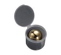 AMISENK Sfera di ghiaccio riutilizzabile in acciaio antiruggine per bevande e bellezza del viso congelamento rapido pietra di raffreddamento lavabile in lavastoviglie robusto refrigeratore per bevande