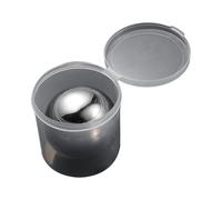 AMISENK Sfera di ghiaccio riutilizzabile in acciaio antiruggine per bevande e bellezza del viso congelamento rapido pietra di raffreddamento lavabile in lavastoviglie robusto refrigeratore per bevande