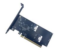 AMISENK SlimSAS Baseplates adattatori esterni a slot singolo con doppio MCIO e PCB a bassa perdita per una facile installazione negli adattatori GPU di sistemi