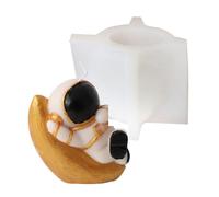 AMISENK Stampi del silicone della figurina dell'uomo dello spazio per il silicone dell'astronauta della resina epossidica per il sapone della decorazione