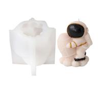 AMISENK Stampi del silicone della figurina dell'uomo dello spazio per il silicone dell'astronauta della resina epossidica per il sapone della decorazione
