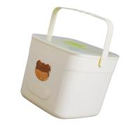 AMISENK Stampo per ghiaccio multiuso con cassetto portaoggetti Coperchio trasparente di grande capacità Vassoio per cubi per frigorifero Usa il contenitore dei cubi della prova