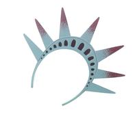 AMISENK Statua delle Libertà Torcia Fascia Novità Hairhoop Per Carnevale Festa E 4 Luglio Giorno Cosplay Accessori Costume Accessori Festa a Tema Fascia