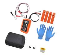 AMISENK Tester professionale a doppio canale per iniettori di olio, strumento diagnostico con modalità 8 impulsi, per manutenzione e pulizia automobilistica professionale