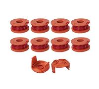 AMISENK Trimmer Head String Mowing Line Compatibile Per Erba Roll Rope Bobina Accessori Tappo di Ricambio Bobine Coperchio Con Coperchio Bobina Set Filo Coil Set Per Accessori Blackdecker