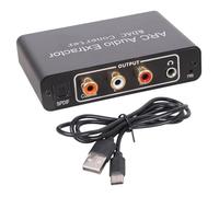 AMISENK USB Powereds Digital Sound Decoders HDTV ARC Ottiche coassiali ad analoghi L/R Convertitori Stereo Per TV Sistemi di Gioco Plug and Play Estrattore del Suono