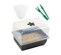 AMISENK Vassoio di avviamento per piantine antivento Controllo dell'umidità regolabile per pomodoro peperone melanzane Coltivazione Casa Giardino Progetto Indoor Plant Growing Tray