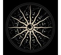 AMISENK Velvets Tarocchi Tovaglia Costellazioni Divinazione Tarocchi Carta Tovaglia Per Gli Amanti Del Gioco Da Tavolo Pratica Mats