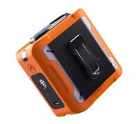 AMISENK Ventola attaccata alla vita 10000mAh Alimentazione a batteria Ventilatori portatili da esterno in vita Appesi Raffreddatori per collo con illuminazione a LED Ventilatore a clip