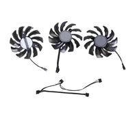 AMISENK Ventola di raffreddamento efficiente con connessione a 4 pin per grafica desktop RTX3050 3060 3060TI Dissipazione di calore silenziosa PLD08010S12HH