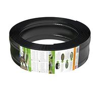 AMISPOL® Bordo Flessibile in Plastica per Prato - 8 m Bellissa 125/4 mm - Bordatura per Aiuole, Idee da Giardino