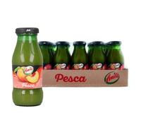 Amita Pesca 20cl x 24 | Succo di Frutta alla Pesca con il 40% di Frutta Minimo | Confezione da 24 Bottiglie in Vetro da 200ml