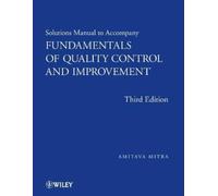 Amitava Mitra Fundamentals of Quality Control and Improvement, Solut (Tascabile)