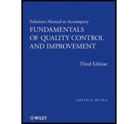 Amitava Mitra Fundamentals of Quality Control and Improvement, Solut (Tascabile)
