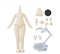 AMITD 1/12 Scale BJD Doll Body 9,6 cm/11 cm YMY2 Body Action Figures Replacement Body Doll Accessories (Super White,11 cm)