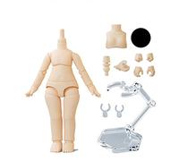 AMITD 1/12 Scale BJD Doll Body 9,6 cm/11 cm YMY2 Body Action Figures Replacement Body Doll Accessories (Milky White,9,6 cm)