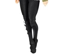 AMITD 1/12 Scale Figure Clothes Tight Pants for 6 inch Action Figure Black