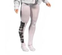 AMITD 1/12 Scale Figure Clothes Tight Pants for 6 inch Action Figure White